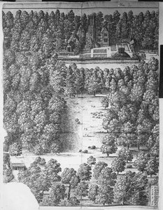 Boscobel Evi ve Parkı, 1651 by Wenceslaus Hollar