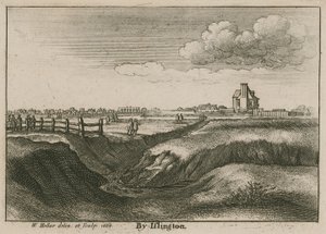 Islington, New River Head tarafından by Wenceslaus Hollar