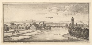 Cannstadt, 1665. by Wenceslaus Hollar