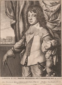 Charles II. DG: Büyük Britanya Fra. ve İrlanda Kralı vb. by Wenceslaus Hollar