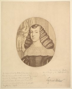 Catherine, Portekiz Prensesi, 1661. by Wenceslaus Hollar