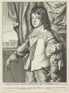II. Charles by Wenceslaus Hollar
