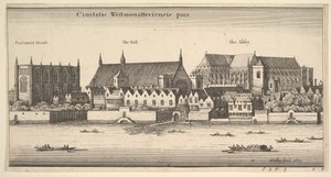 Nehirden Westminster, 1647 by Wenceslaus Hollar