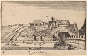 Koblentz by Wenceslaus Hollar