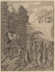 cehenneme iniş by Wenceslaus Hollar