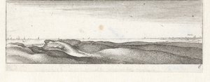 Naarden yakınlarındaki kum tepeleri Küçük Deniz Manzaraları (dizi başlığı) by Wenceslaus Hollar