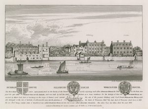 Durham Evi, Salisbury Evi ve Worcester Evi by Wenceslaus Hollar
