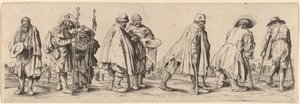 Sekiz Dilenci. by Wenceslaus Hollar