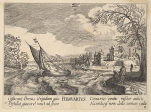 Şubat, 1628-29. by Wenceslaus Hollar