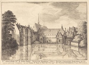 Groenendael Manastırı by Wenceslaus Hollar
