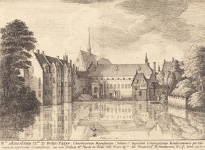 Groenendael Manastırı, 1647. by Wenceslaus Hollar