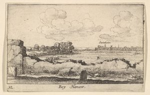 Hanau, 1635. by Wenceslaus Hollar