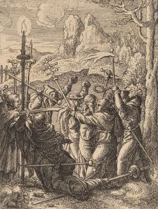 İsa Alındı. by Wenceslaus Hollar