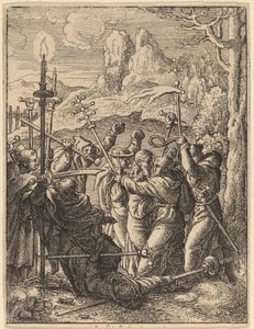 İsa Alındı by Wenceslaus Hollar