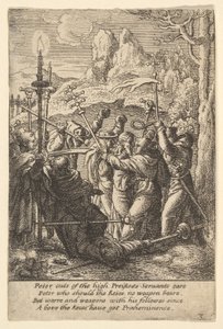 İsa alındı, 1625-77. by Wenceslaus Hollar