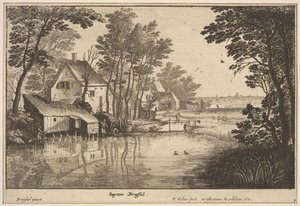 Fenerli Manzara, 1650. by Wenceslaus Hollar