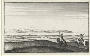 Wight Adası manzaralı manzara by Wenceslaus Hollar