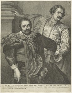 Lucas ve Cornelis de Wael by Wenceslaus Hollar