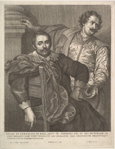Lucas ve Cornelius van Wael, 1646. by Wenceslaus Hollar