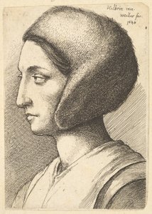 Margaret Giggs, 1648. by Wenceslaus Hollar