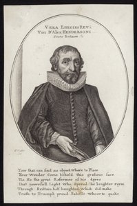 Muhterem Alexander Henderson by Wenceslaus Hollar