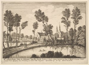 Rothendael Manastırı, 1648. by Wenceslaus Hollar