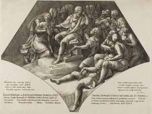 Selevkos ve Oğlu by Wenceslaus Hollar