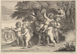 Yedi Erkek, 1625-77. by Wenceslaus Hollar