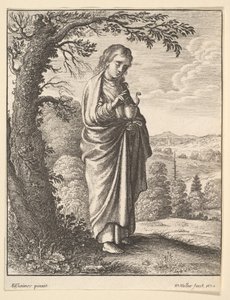 Aziz John Evangelist, 1650. by Wenceslaus Hollar