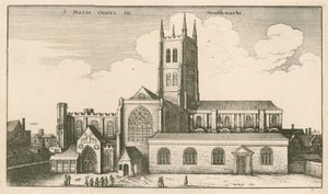 Aziz Kurtarıcı Kilisesi, Southwark, Londra by Wenceslaus Hollar