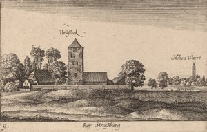 Strazburg, 1635. by Wenceslaus Hollar
