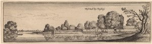Strazburg: Bir Toll House, c. 1632. by Wenceslaus Hollar