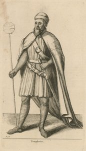 Tapınakçı by Wenceslaus Hollar