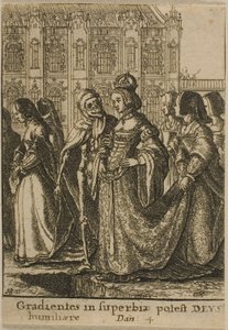 İmparatoriçe ve Ölüm by Wenceslaus Hollar