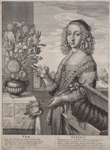 Dört Mevsim: Bahar by Wenceslaus Hollar