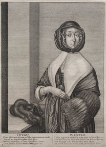 Dört Mevsim: Kış, 1641. by Wenceslaus Hollar