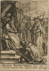 Papa ve Ölüm by Wenceslaus Hollar