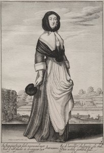 Mevsimler: Sonbahar, 1643-1644. by Wenceslaus Hollar