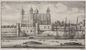 Kule, Londra. by Wenceslaus Hollar