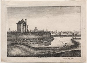 Su Evi, 1665. by Wenceslaus Hollar