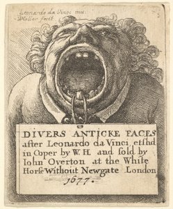 Başlık Sayfası, Divers Anticke Faces, 1677. by Wenceslaus Hollar