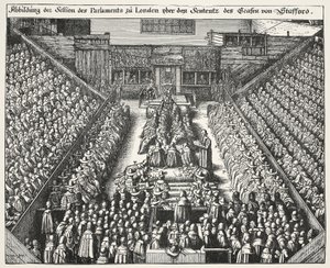 ಸ್ಟ್ರಾಫರ್ಡ್‌ನ ವಿಚಾರಣೆ, 22ನೇ ಮಾರ್ಚ್ 1641 ಟರ್ಕ್ by Wenceslaus Hollar