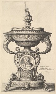İki kulplu fincan, 1646. by Wenceslaus Hollar