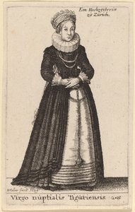 Tigurian Hizmetçinin Düğünü by Wenceslaus Hollar