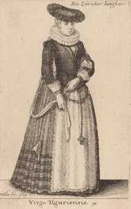 Tigurian Bakiresi, 1649 by Wenceslaus Hollar