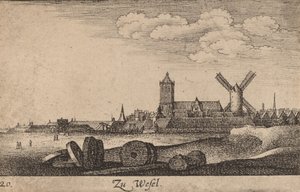 Wesel, 1635. by Wenceslaus Hollar