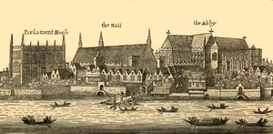 Westminster, 1640, 1881. by Wenceslaus Hollar