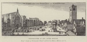 1650 ಟರ್ಕ್‌ನಲ್ಲಿ ವೆಸ್ಟ್‌ಮಿನಿಸ್ಟರ್ by Wenceslaus Hollar