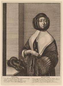 Kış by Wenceslaus Hollar