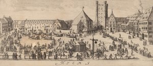 Kış: Geçit Töreni Alanı, c. 16281629. by Wenceslaus Hollar
